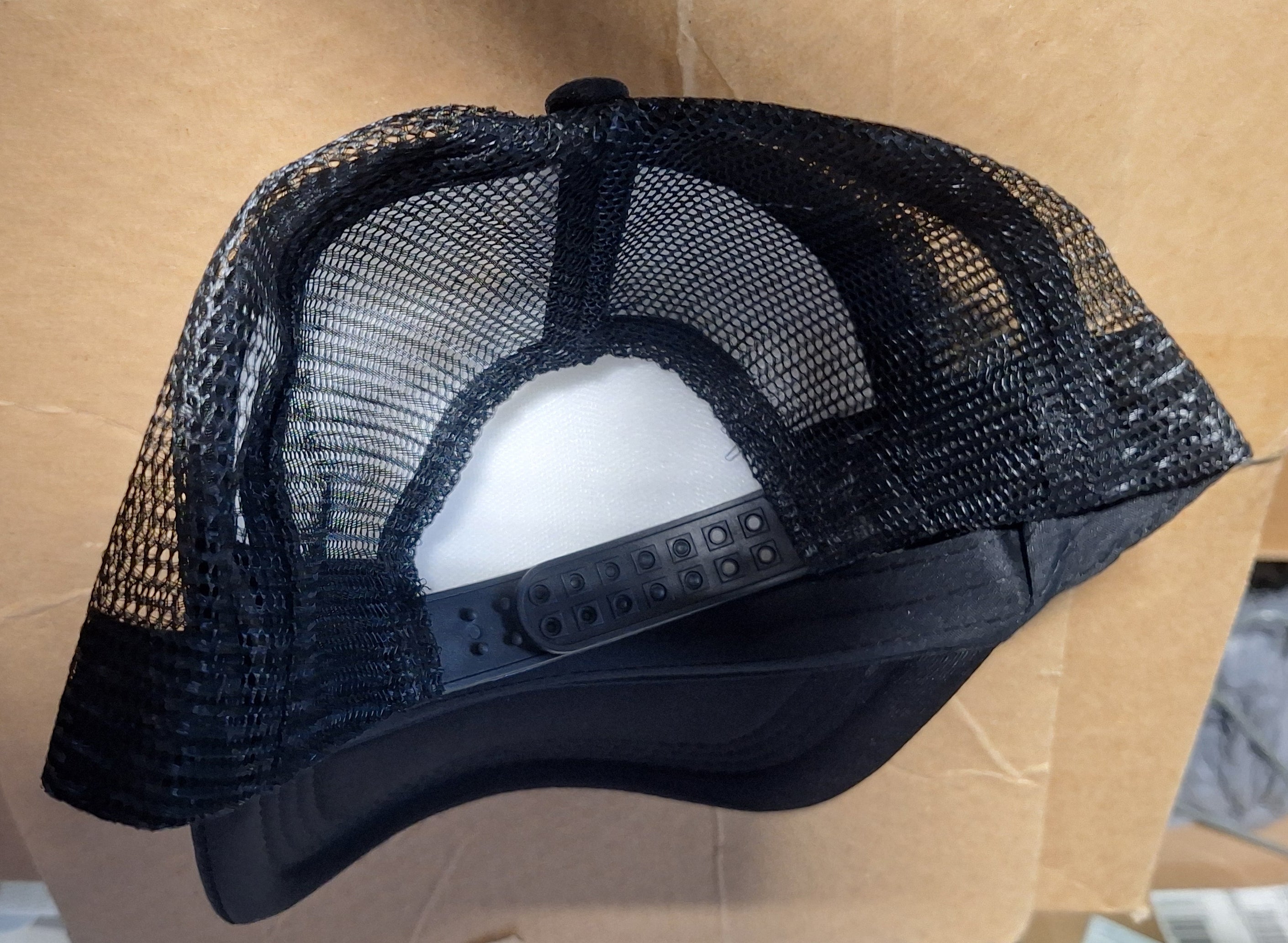 Adjustable Trucker Baseball Hat Cap with "WARNING I DO DUMB THINGS" Print