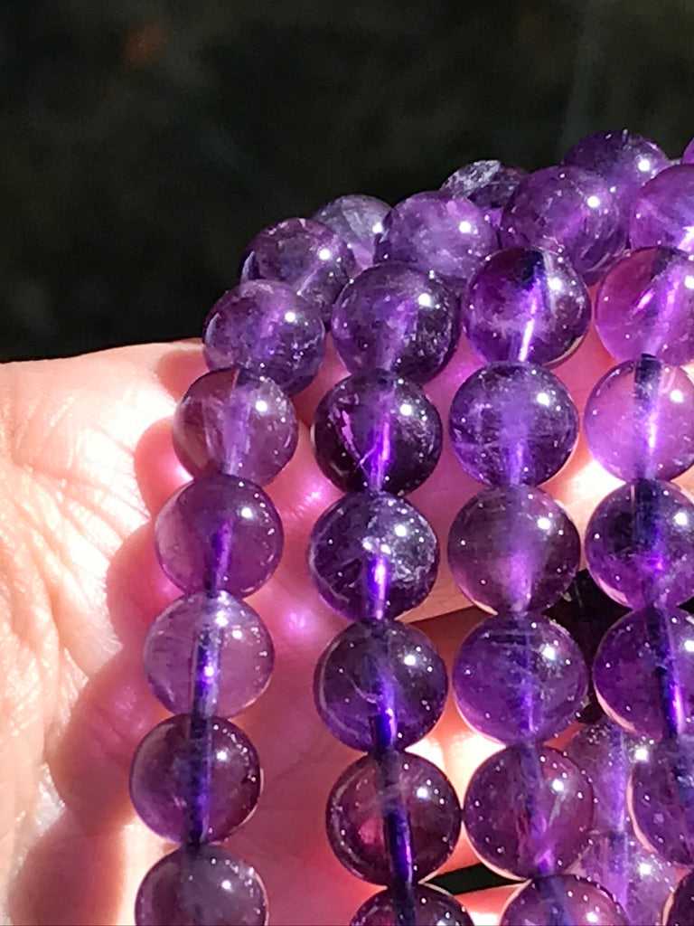 Amethyst 8 mm Bracelet for Spiritual Support, High Quality