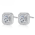 Micro-Set Zircon Stud Earrings