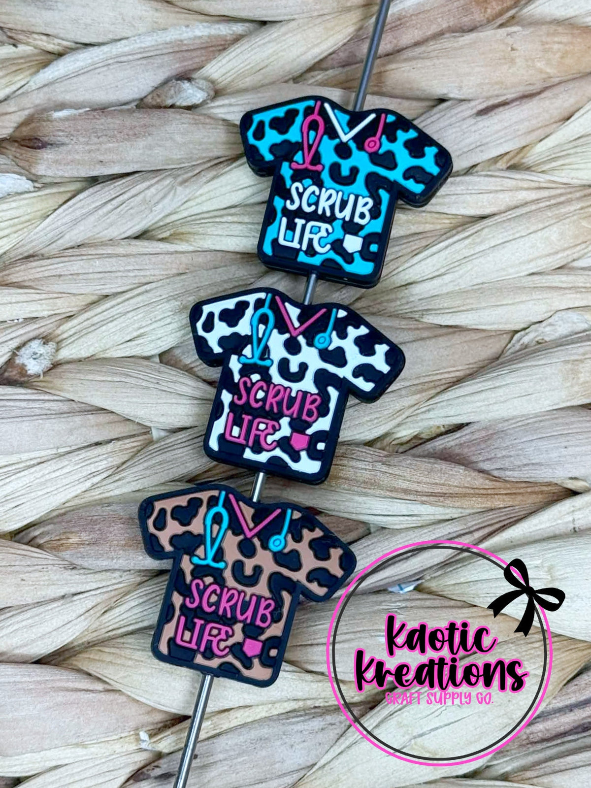COW PRINT SCRUB LIFE SILICONE FOCAL (1ct)