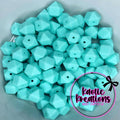 14MM HEXAGON SOFT CYAN #82 (10ct)