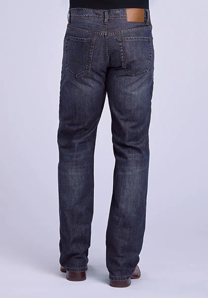 Tin Haul 420 Regular Joe Gold Stitching (Dark Wash) - Men's Bootcut Jeans