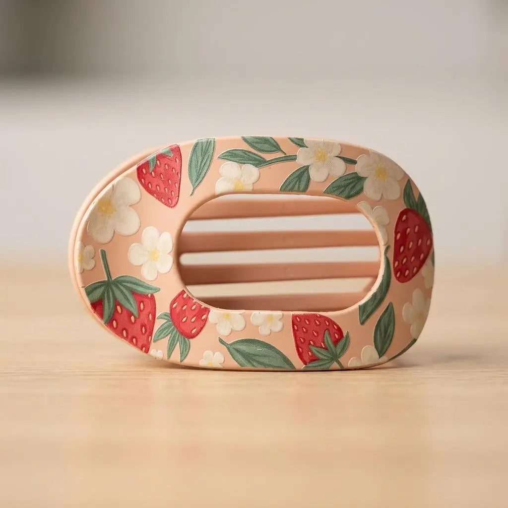 Sweet Summer Strawberry Claw Clip