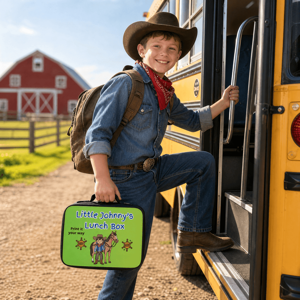 Personalized Kids Lunch Bag, Custom Back to School Lunch Box