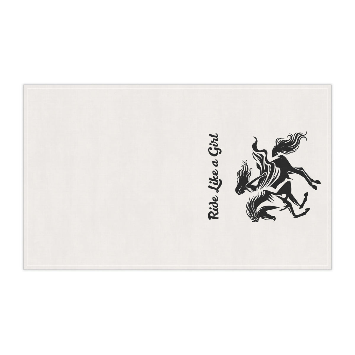Equestrian Tea Towels - 'Ride Like a Girl' Kitchen Décor, Gifts for Horse Lovers, Farmhouse Style, Home Accessories, Cooking & Baking [...]