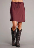Stetson 1763 Poly Satin (Wine) - Women's Skirt