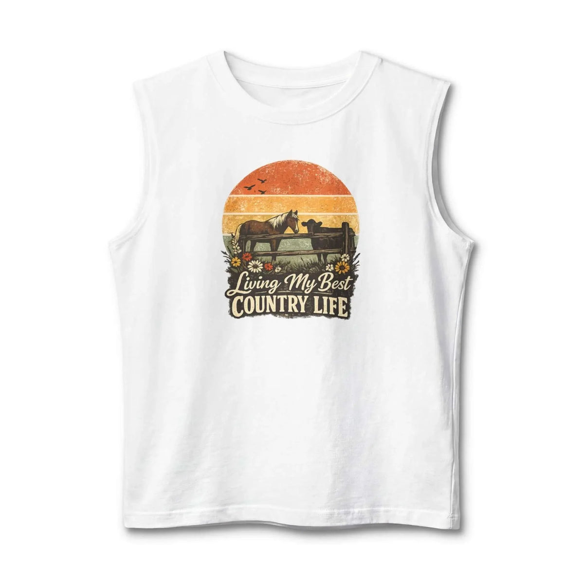 Country Life Tank Top, Western Tank Apparel, Farm Tees