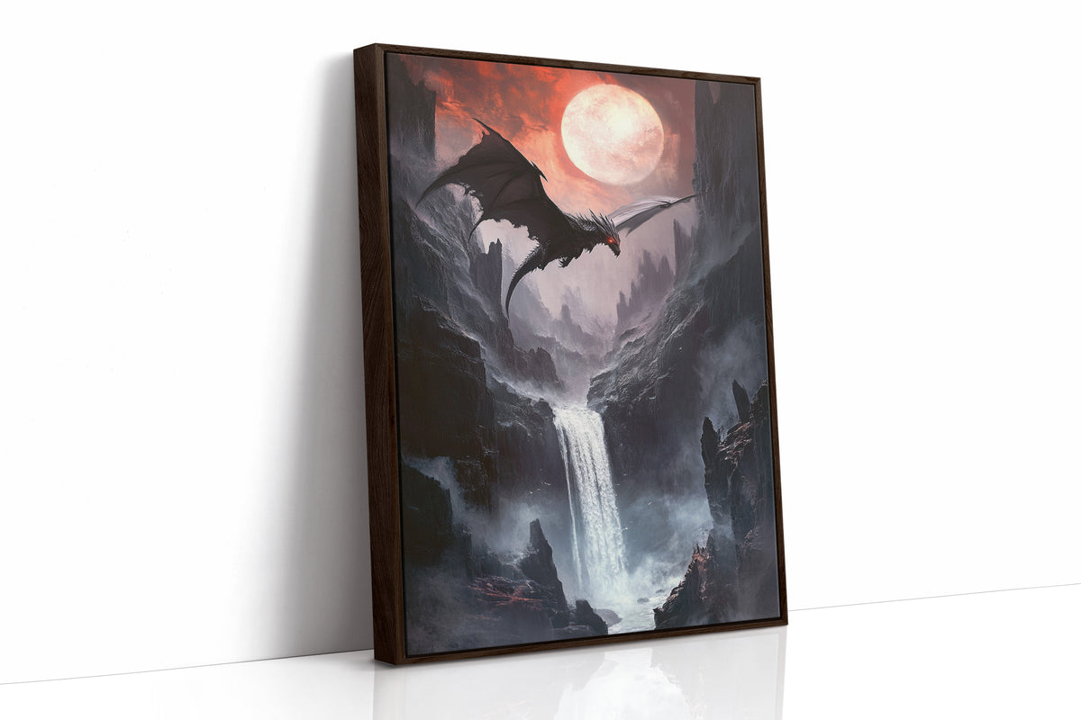 Beneath the Blood Moon's Flight