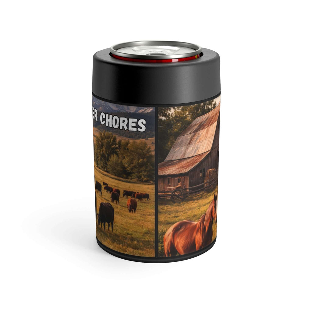 Western Can Holder, Beer Coolie, Ranch BBQ Koozie Sleeve