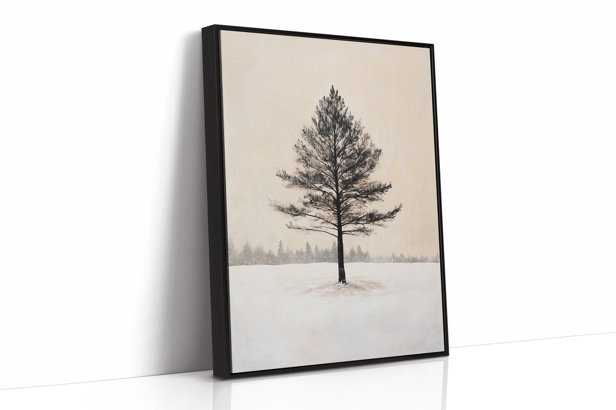 Solitude Beneath Winter's Embrace