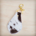 **Leather Keychain-Brindle Cowhide 702m