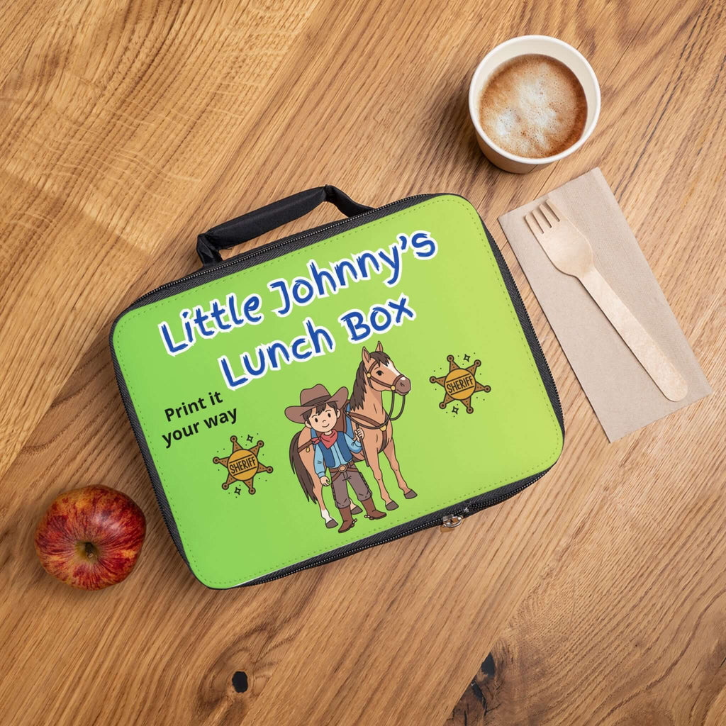 Personalized Kids Lunch Bag, Custom Back to School Lunch Box