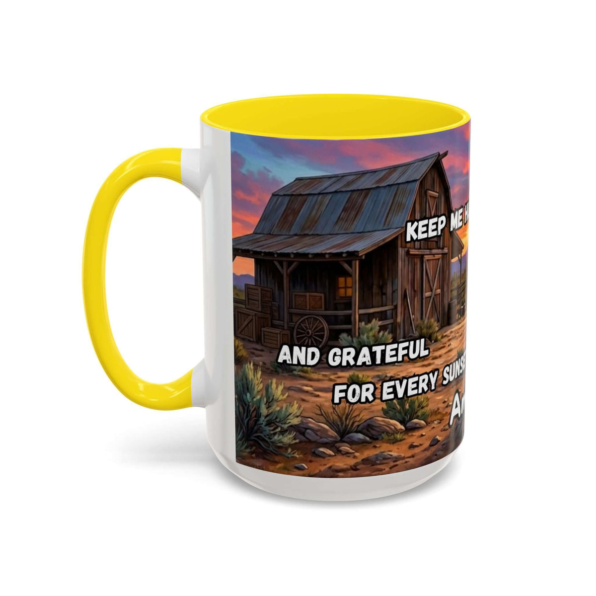 Cowboy Prayer Coffee Mug, Western Mugs, Religious Gifts, Cowboy Gifts