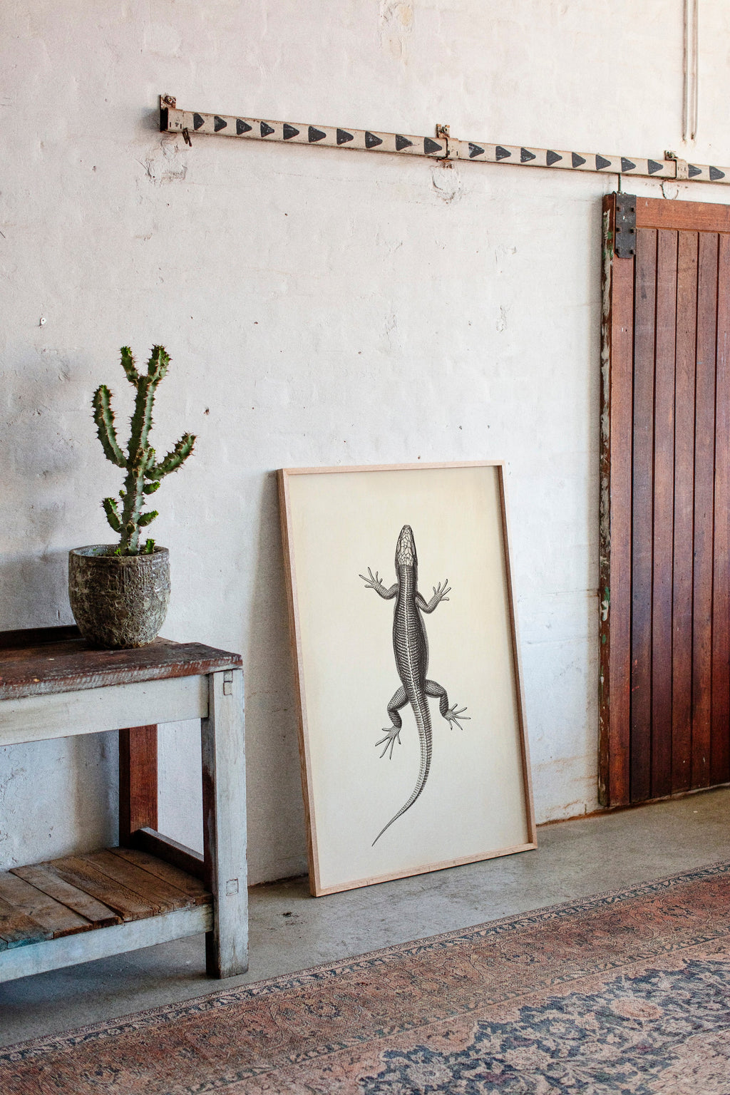 Vintage Thistle Botanical Print – Rustic Western Floral Wall Art