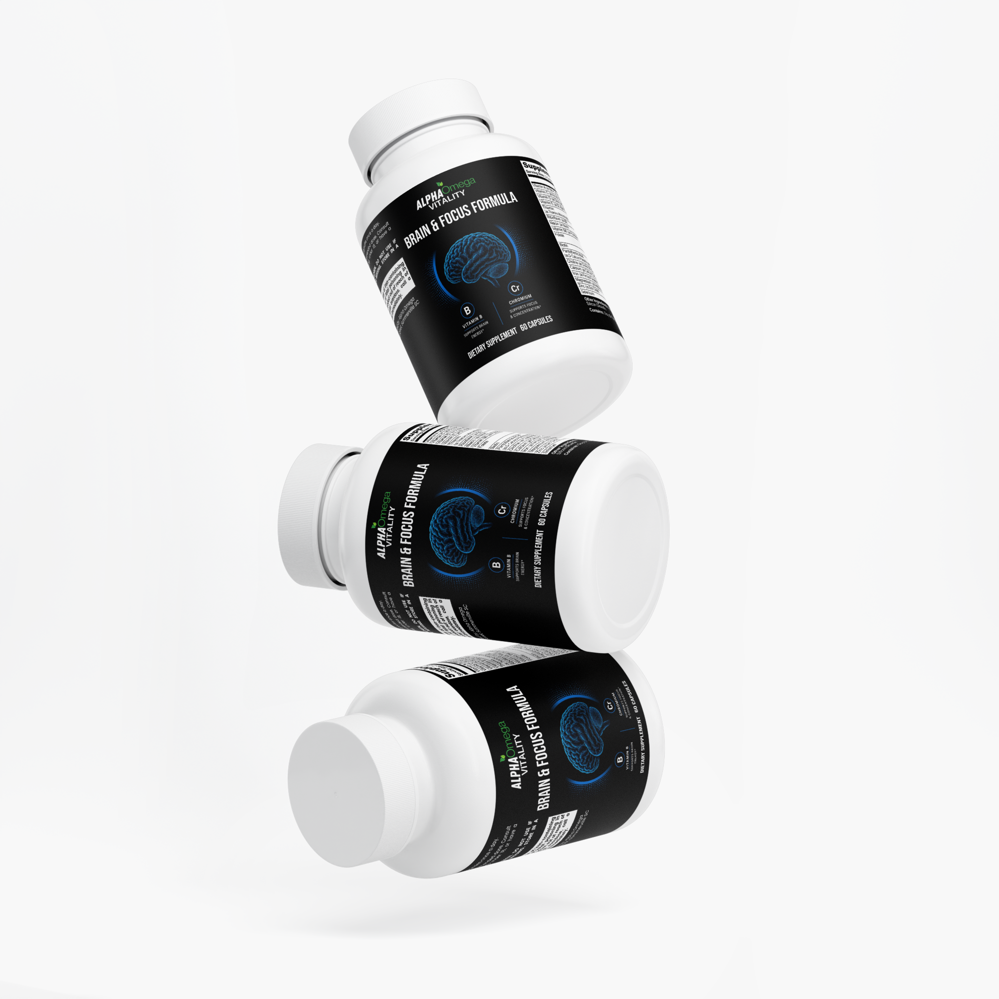 Brain & Focus Formula with A, B, Zinc and Chromium