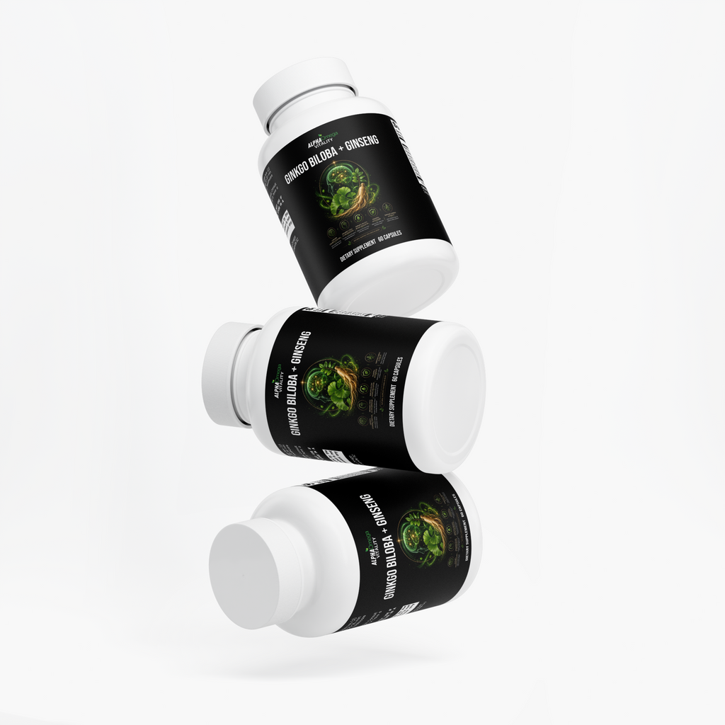Ginkgo Biloba and Ginseng Capsules
