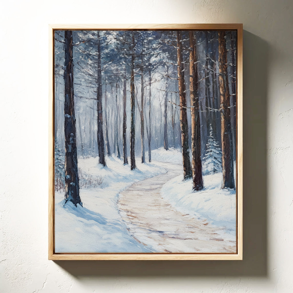 A Path Through Winter's Embrace