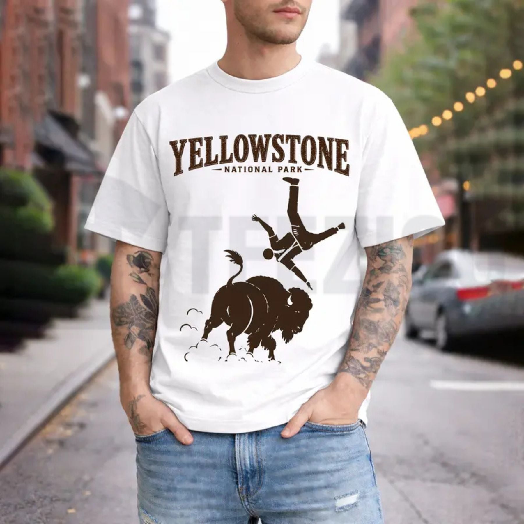 Dont Pet The Fluffy Cow Yellowstone Tee – Funny National Park Meme Shirt