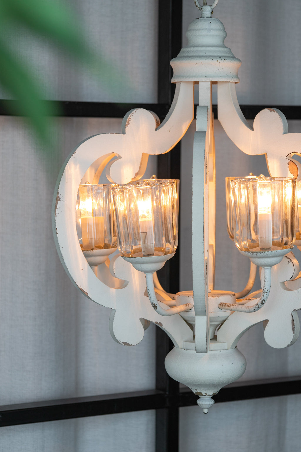 Farmhouse 6-Light Wood Chandelier Pendant Light Fixture