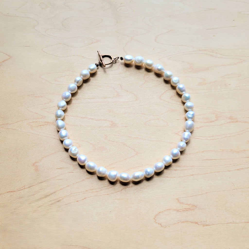 **Genuine Freshwater Pearl Collar Necklace Wedding Collection 258g