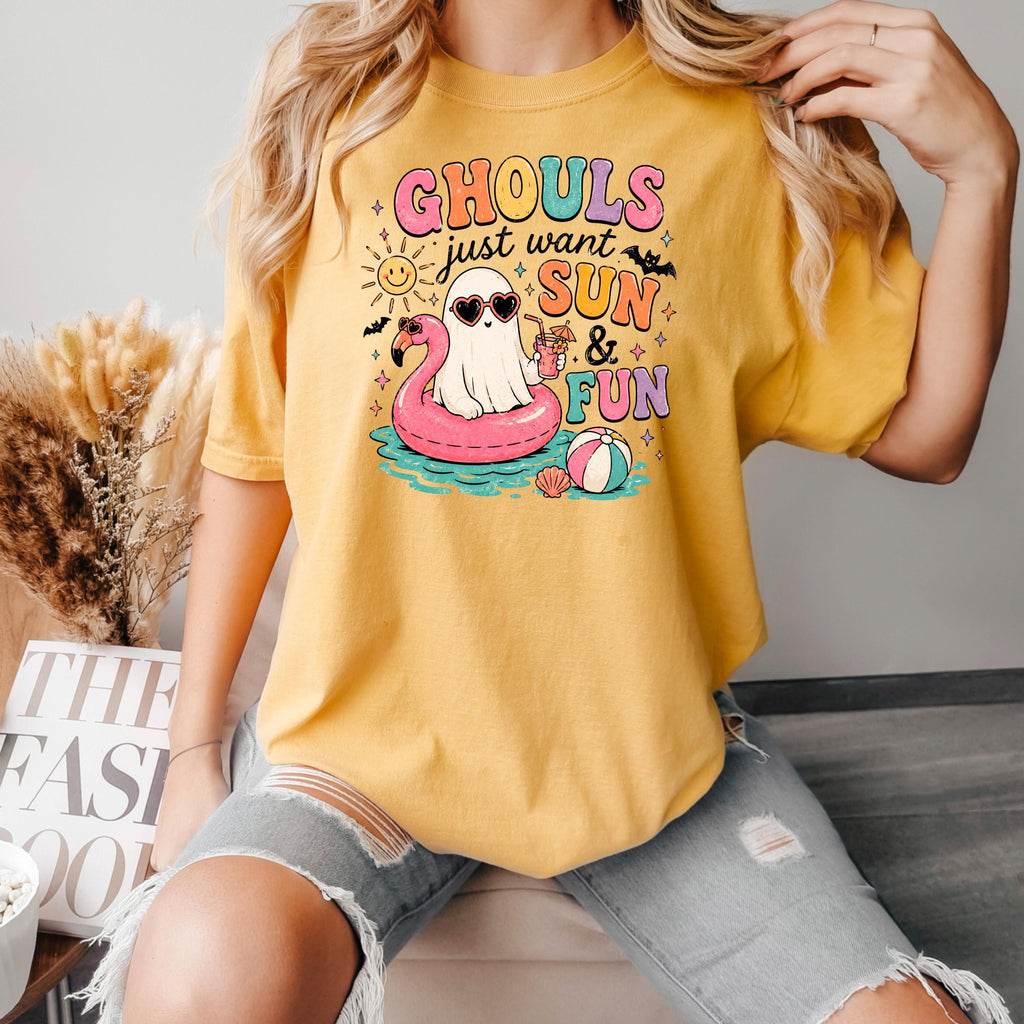 Summerween Shirt - Retro Spooky Beach Tee | Pastel Goth Halloween Summer Top