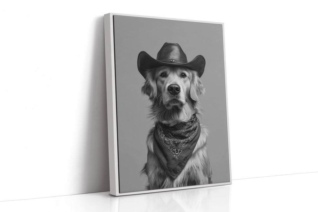 A Canine Cowboy's Quiet Standoff