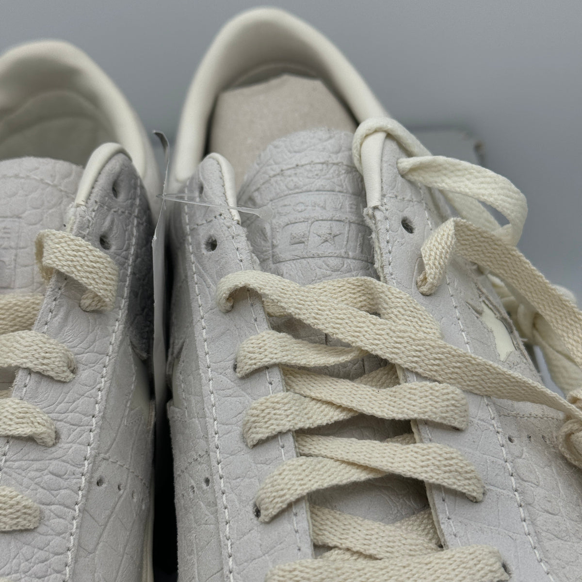 Converse One Star Pro OX Egret Grey Sneakers Croc Embossed Leather UNISEX