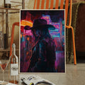 Cowgirl Noir in Neon Lights