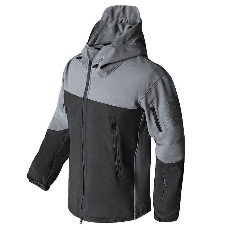 Second Generation Shark Skin Soft Shell Jacket Waterproof Windproof Riding Coat