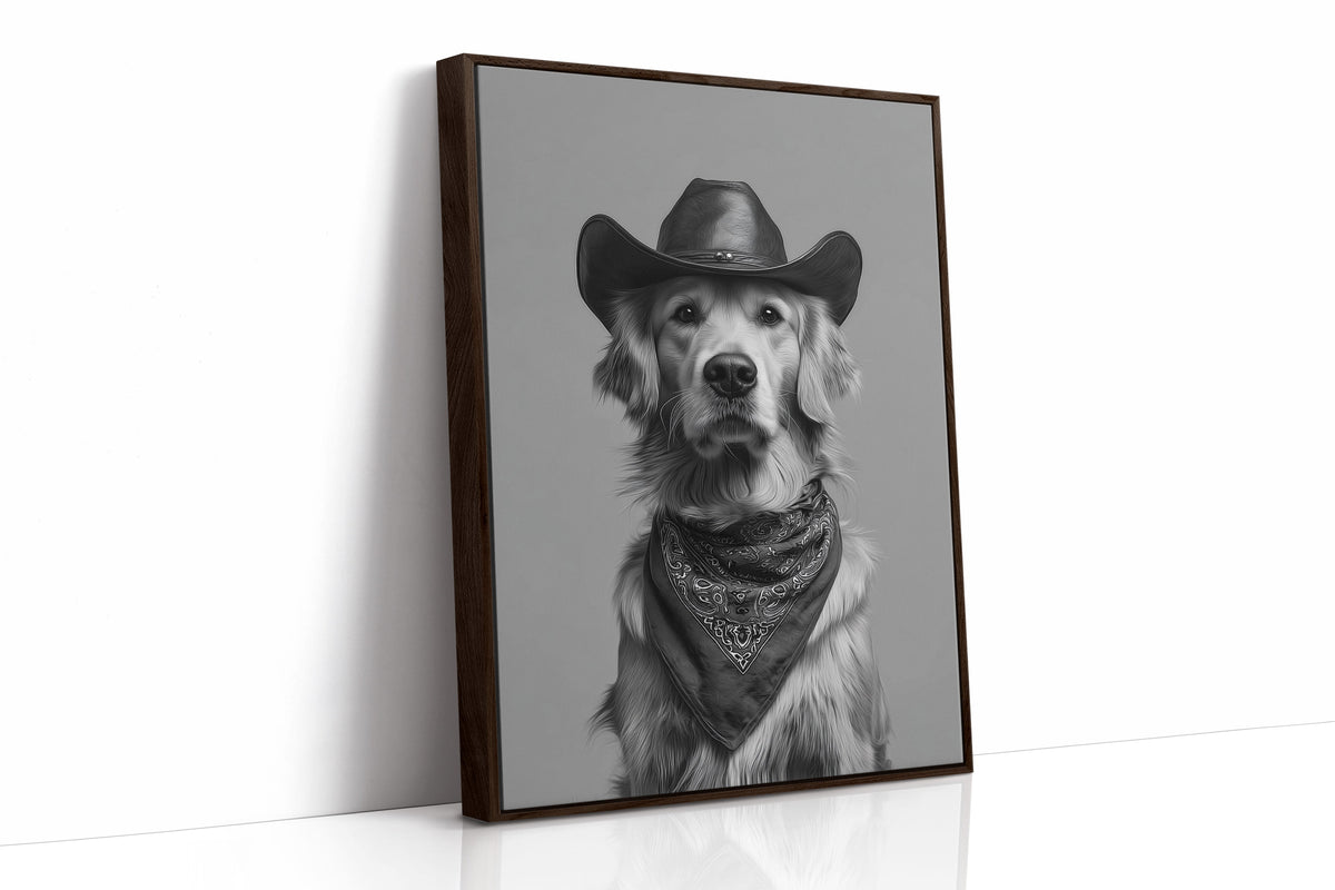 A Canine Cowboy's Quiet Standoff