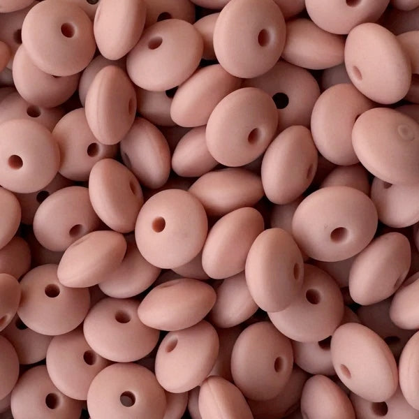 #74 12MM LENTIL DUSTY ROSE (10ct)