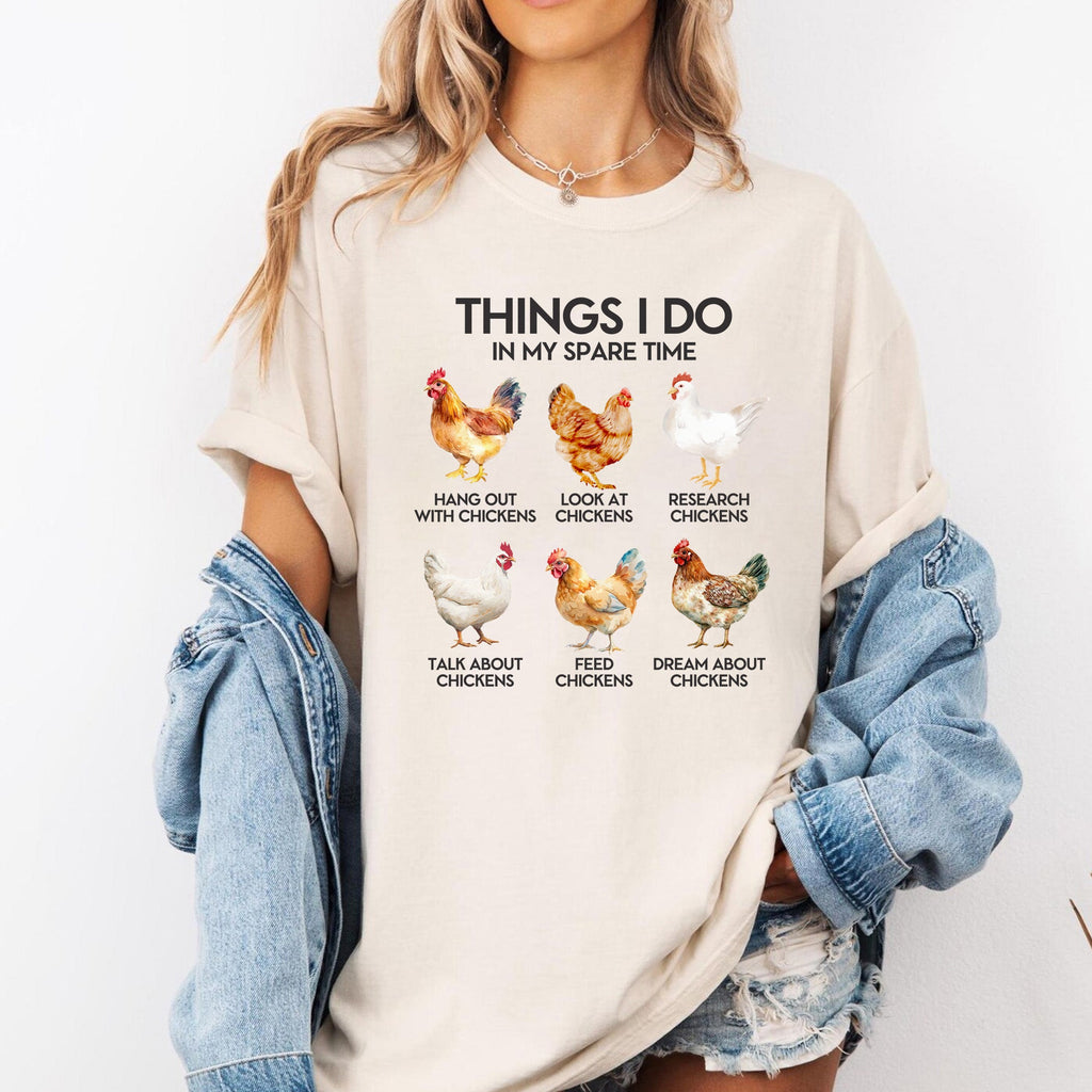 Things I Do In My Spare Time - Chicken T-Shirt