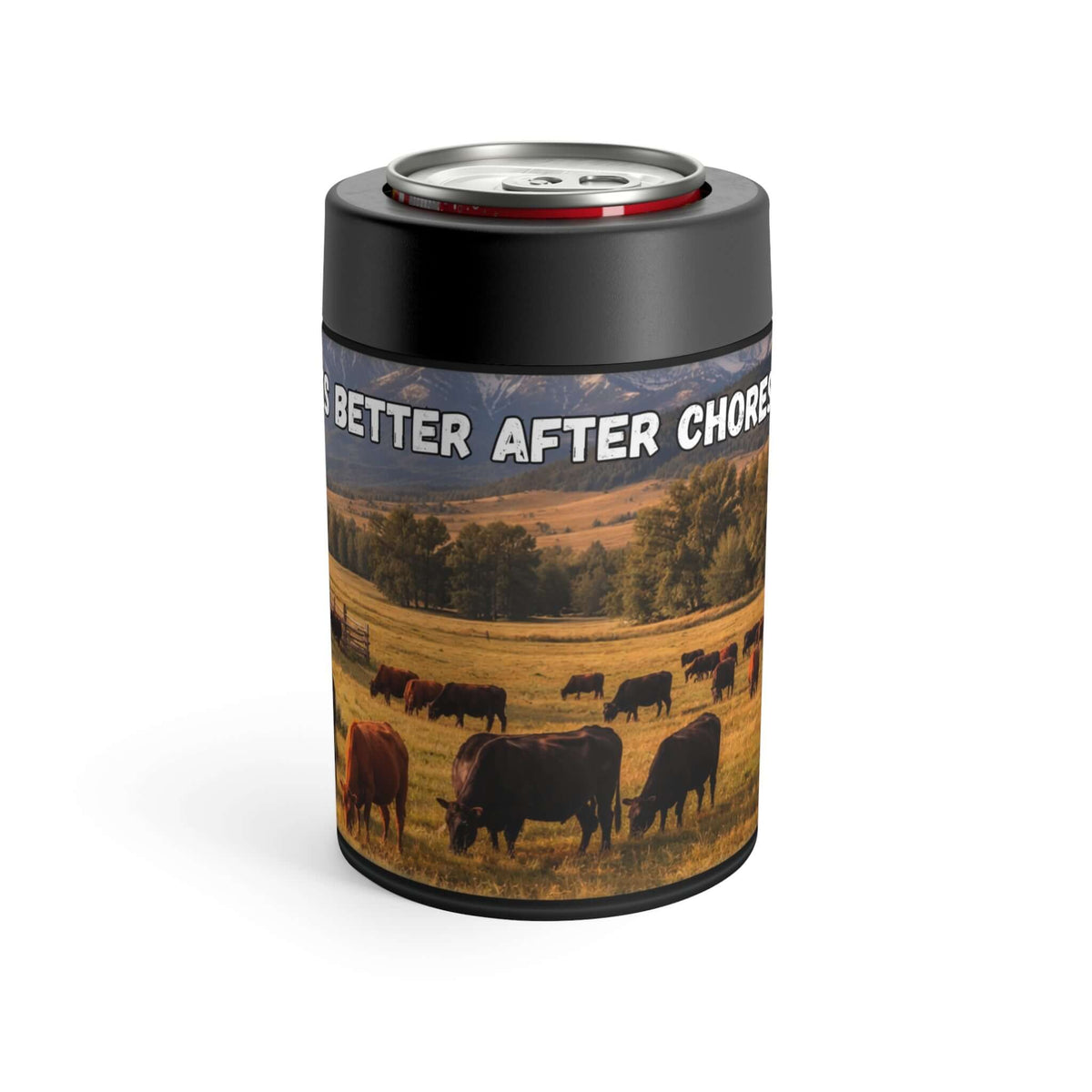 Western Can Holder, Beer Coolie, Ranch BBQ Koozie Sleeve