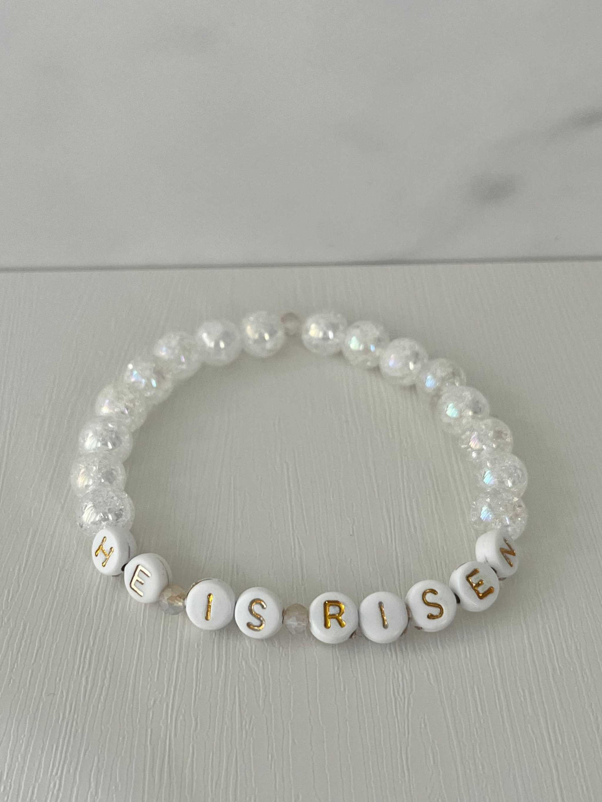 He Is Risen Bead Bracelet – Handmade Christian Jewelry