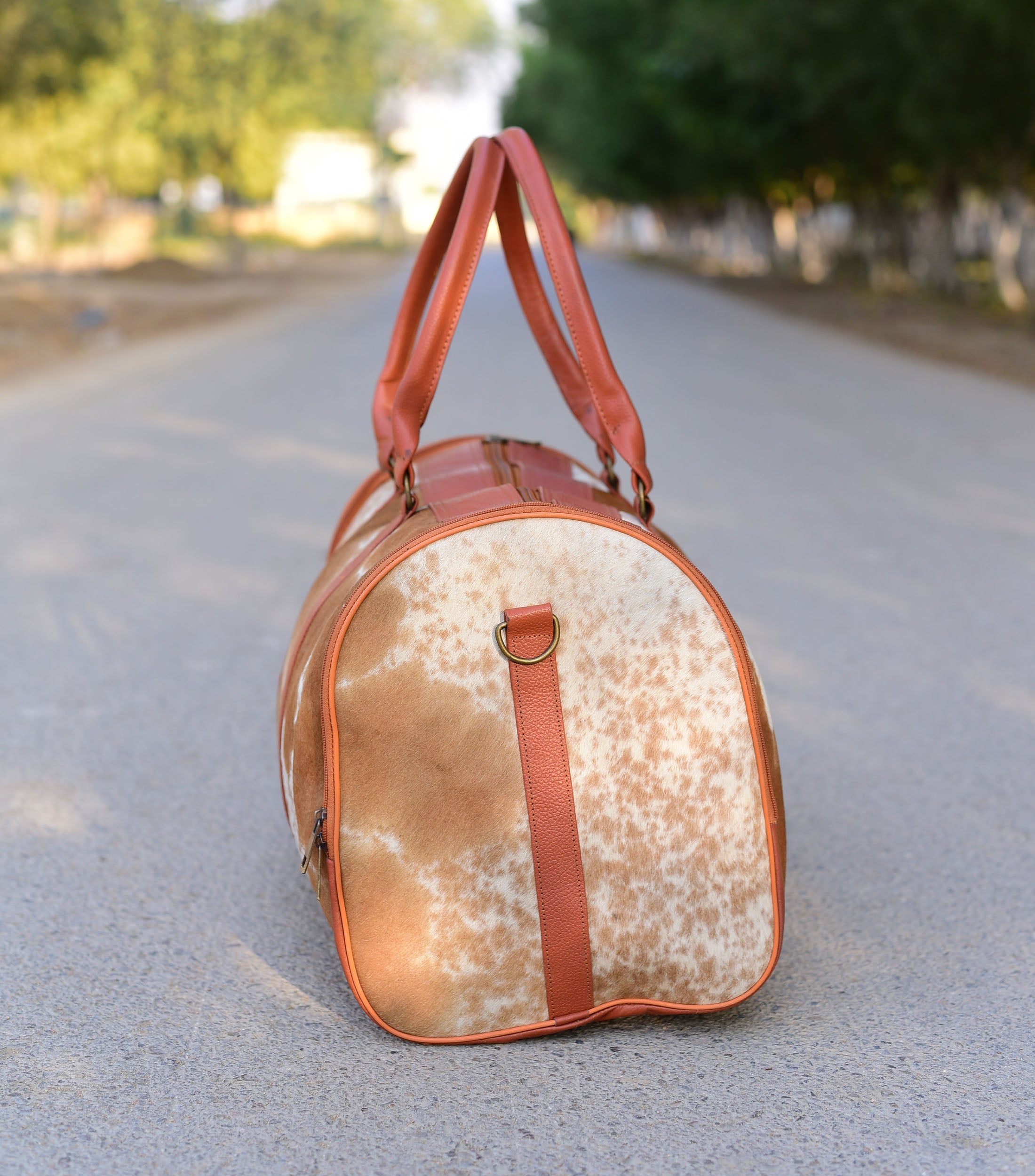 Pony Skin Bag: Handmade Cow Hide Leather, Stylish & Durable Tote for Everyday Use - Perfect Gift for Her