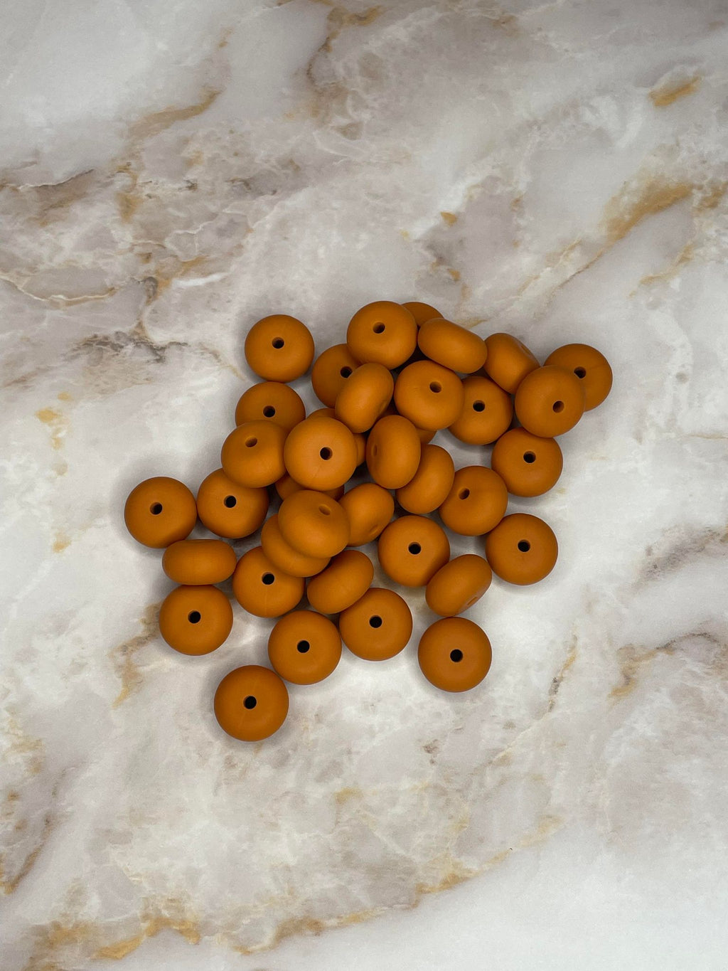 14MM ABACUS BEAD GINGER #73 (10ct)