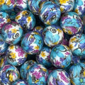 P246 BLUE LOTUS 15MM PRINT (10ct)