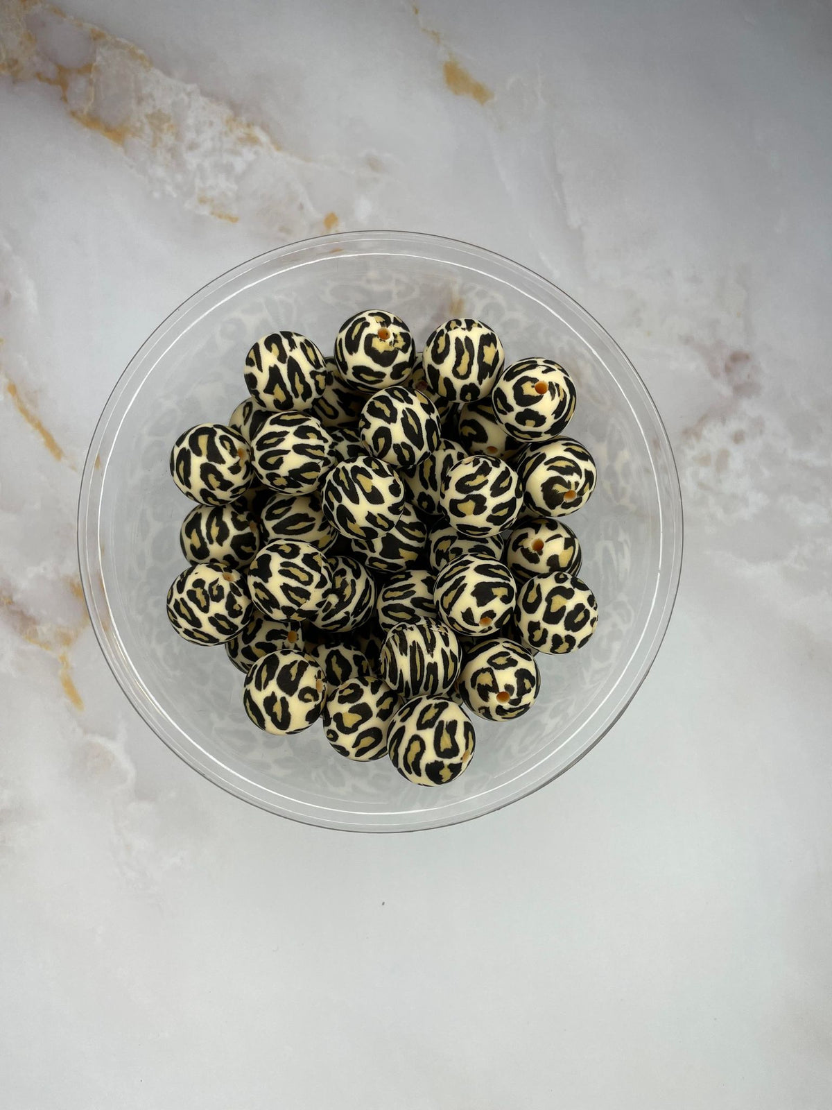 P2 CREAM LEOPARD 15MM PRINT (10ct)