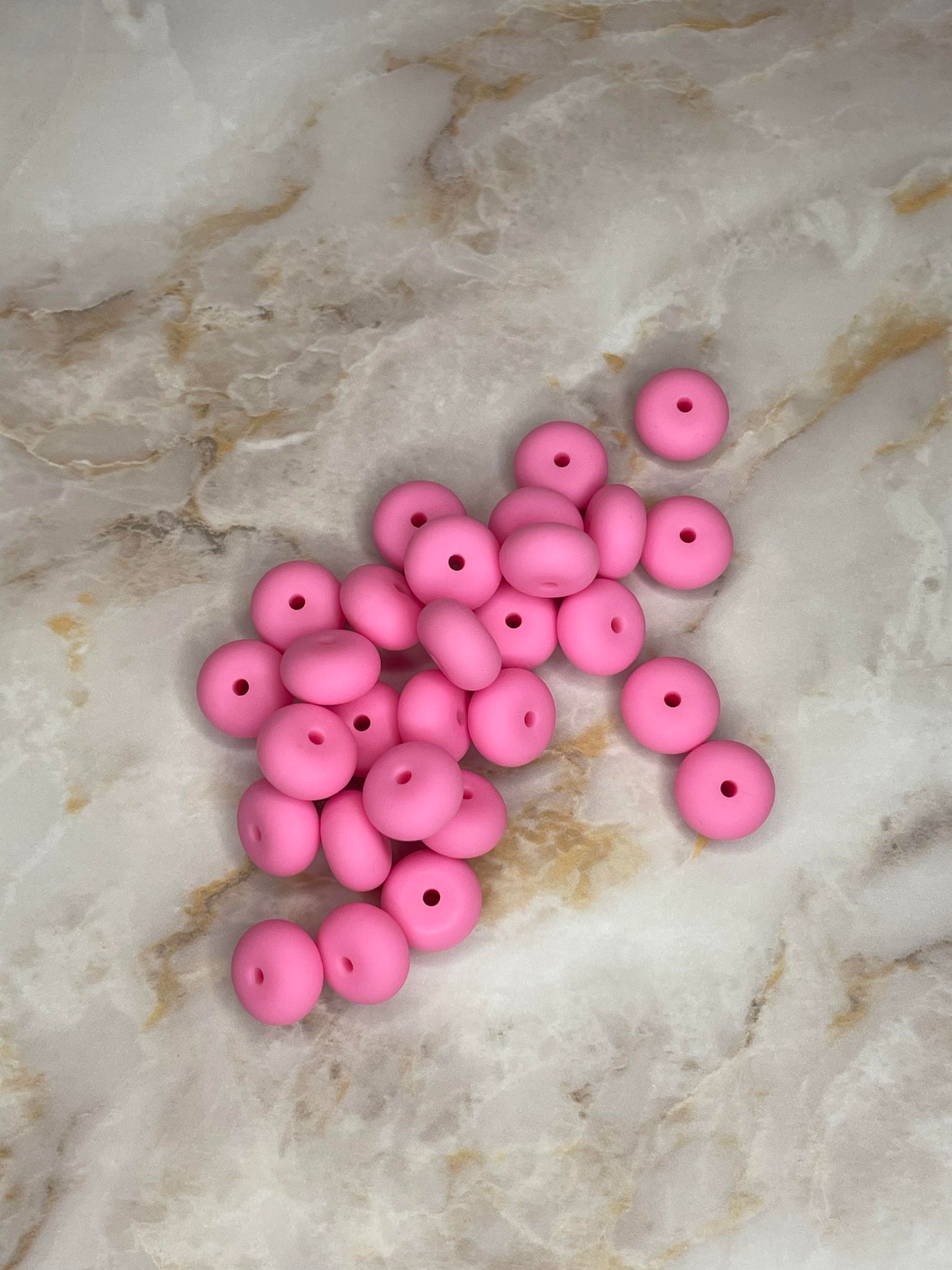 14MM ABACUS BEAD BUBBLEGUM #89 (10ct)