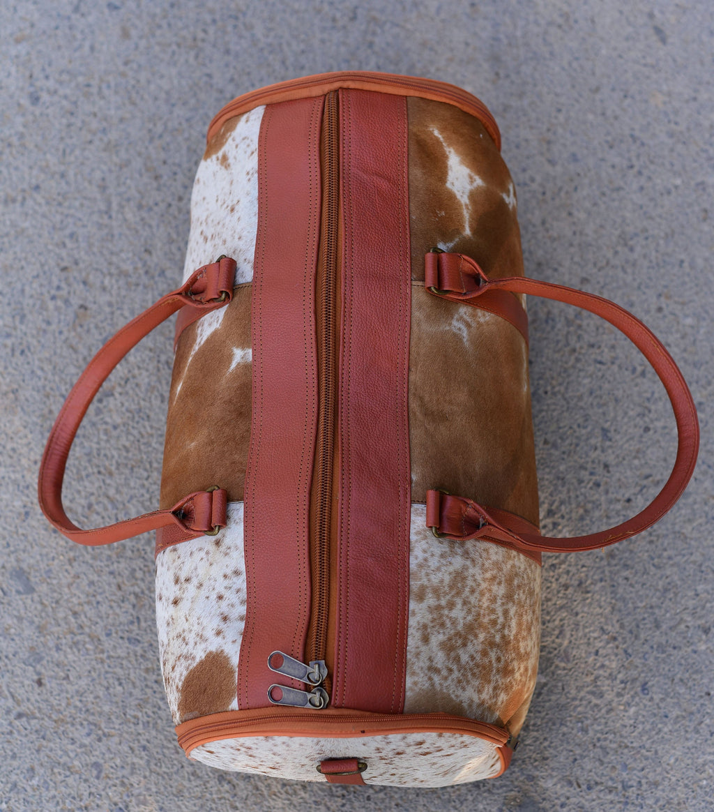 Pony Skin Bag: Handmade Cow Hide Leather, Stylish & Durable Tote for Everyday Use - Perfect Gift for Her