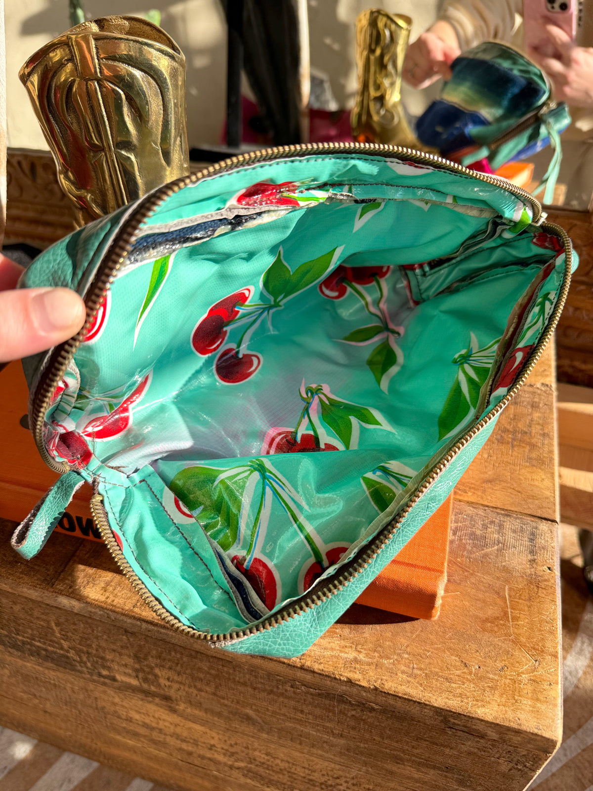 The Rail 3 Ranch Makeup Brush Pouch
