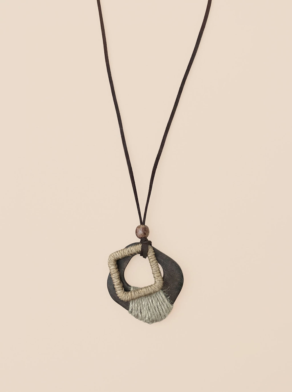 Artisanal Woodland Pendant Necklace