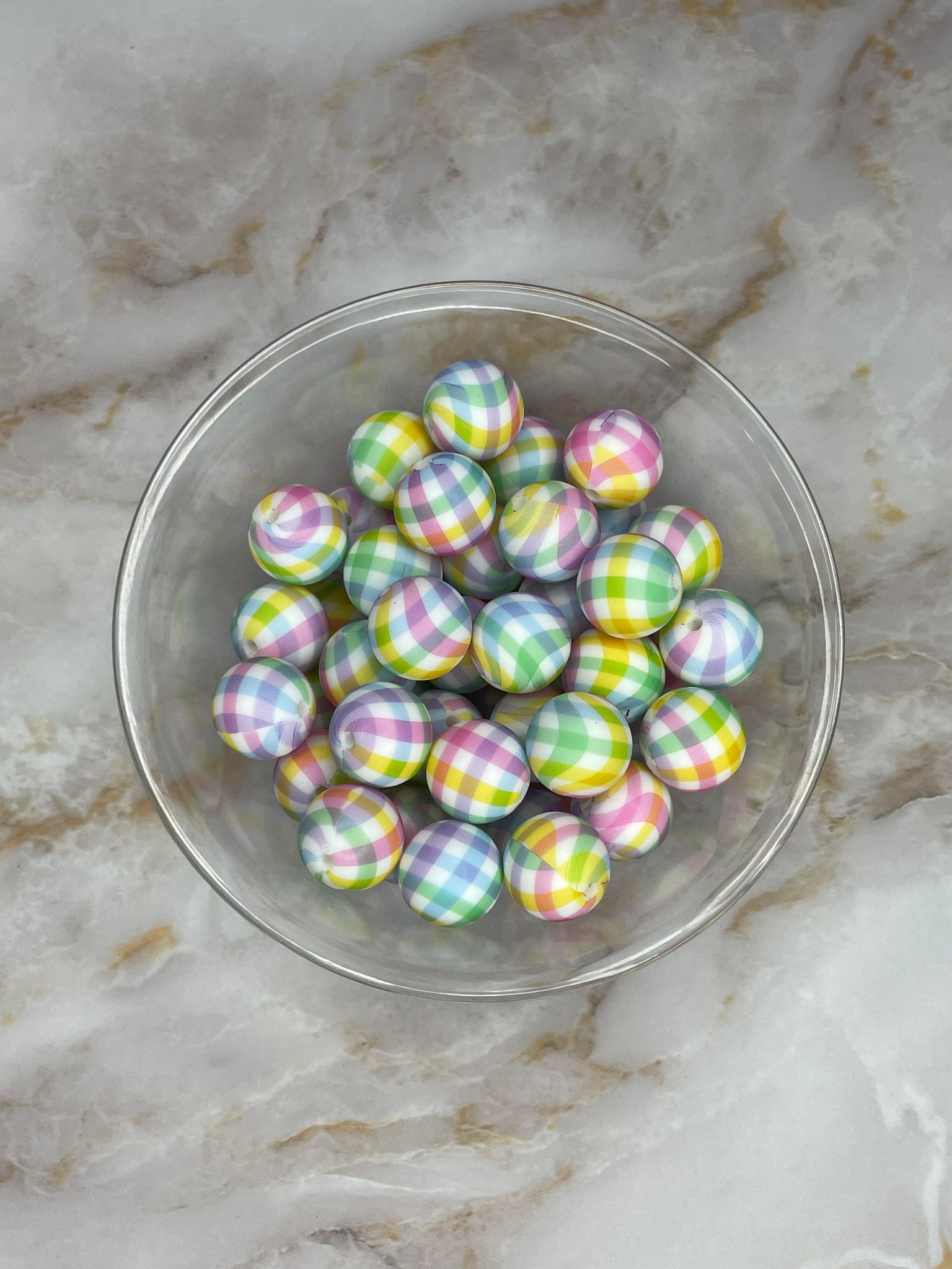 P459 COLORFUL PLAID 15MM PRINT (10ct)