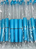 BEADABLE PLASTIC PEN SOLID BRIGHT BLUE B1 (1ct)