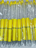 BEADABLE PLASTIC PEN SOLID BRIGHT YELLOW B16 (1ct)