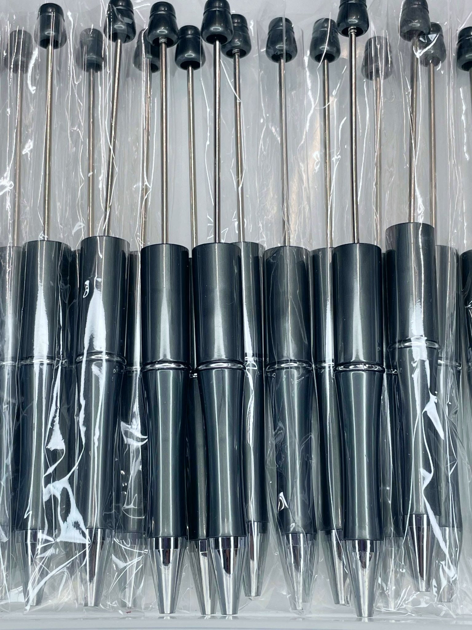 BEADABLE PLASTIC PEN PEARLESCENT DEEP CHARCOAL B15 (1ct)