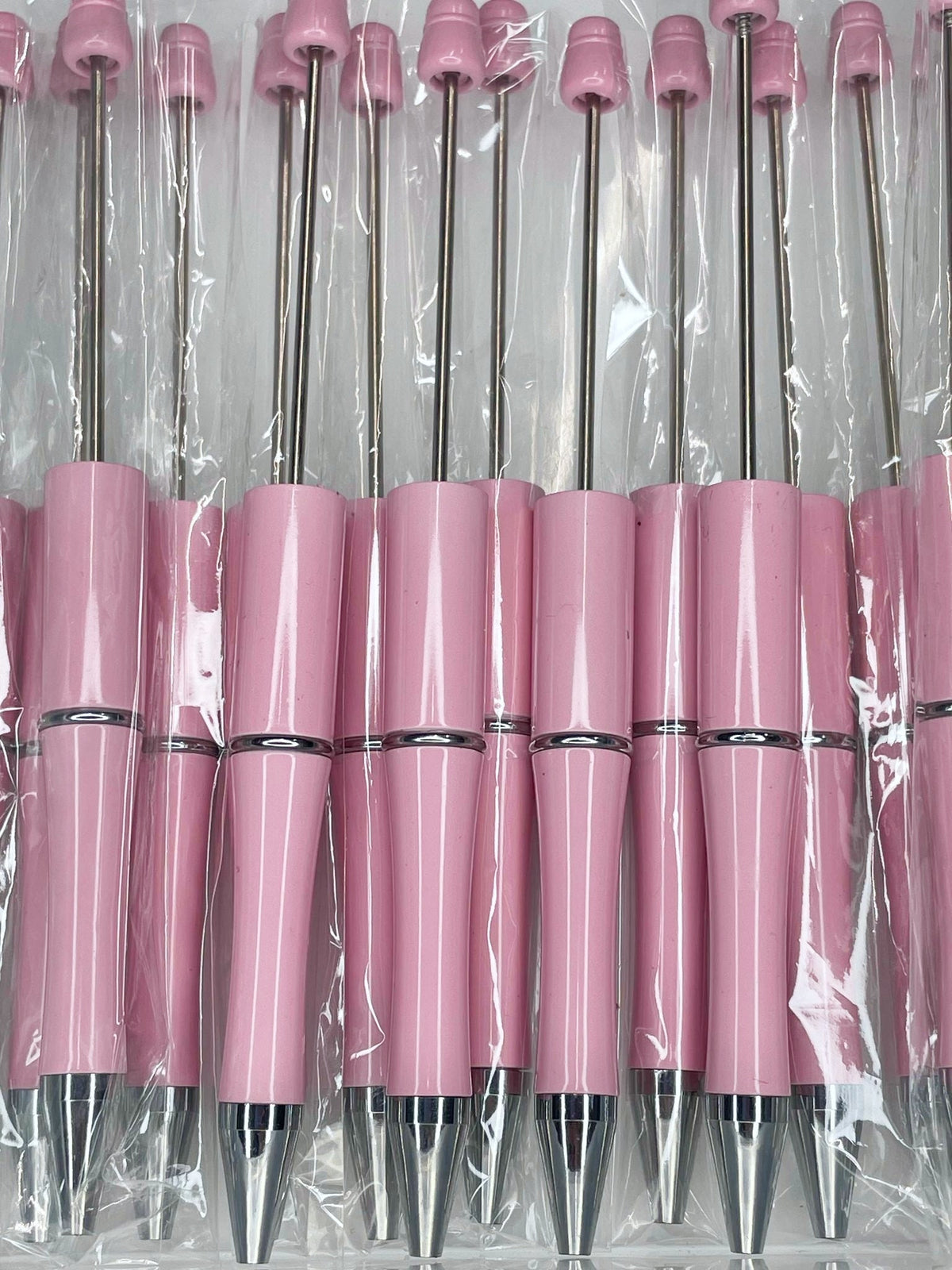 BEADABLE PLASTIC PEN SOLID FLAMINGO PINK B11 (1ct)