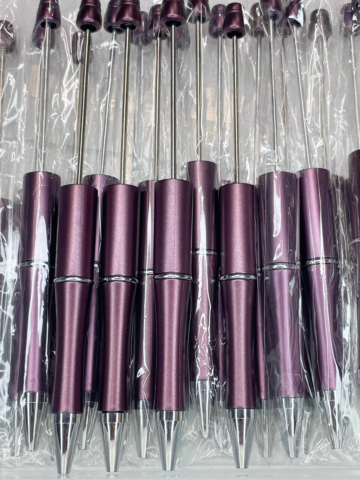 BEADABLE PLASTIC PEN PEARLESCENT PLUM B29 (1ct)