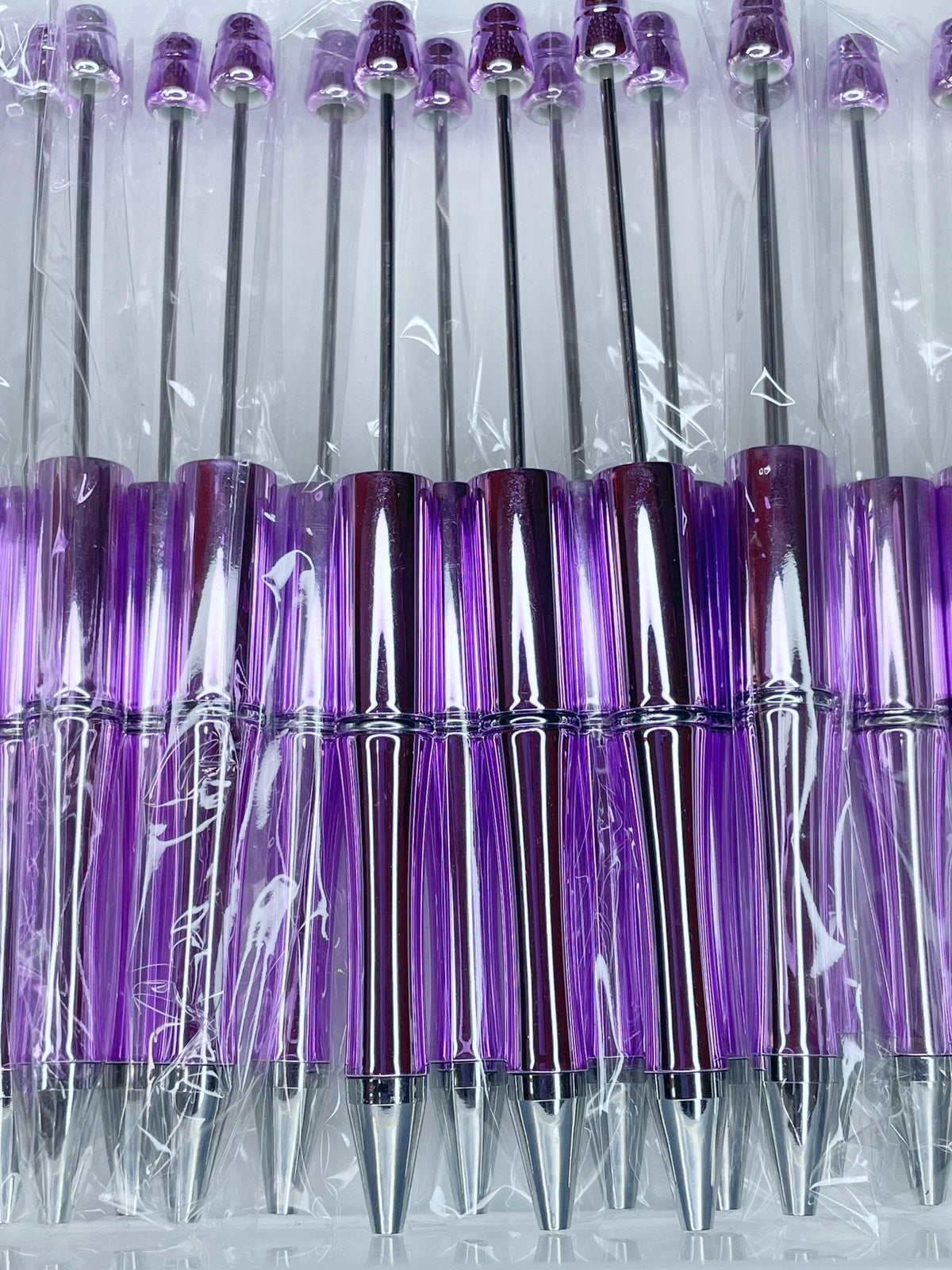 BEADABLE PLASTIC PEN CHROME LAVENDER B39 (1ct)