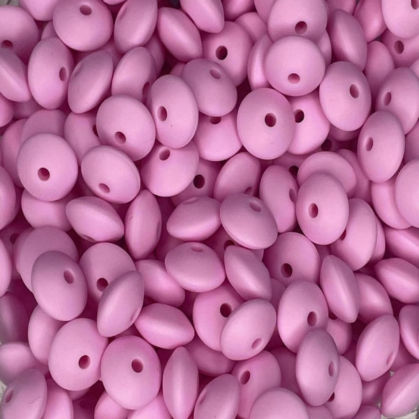 #213 12MM LENTIL CANDY PINK (10ct)